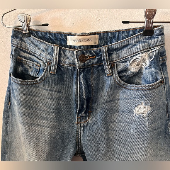 HIDDEN JEANS - Asymmetrical hemline women’s jeans size 25 - Picture 2 of 8